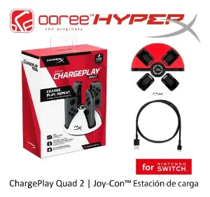 Estación de Carga HyperX ChargePlay Quad para Nintendo Switch