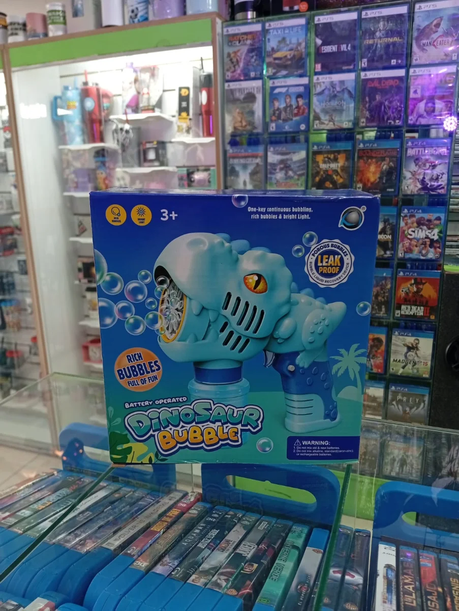 Pistola de burbujas Dinosaur Shape Bubble