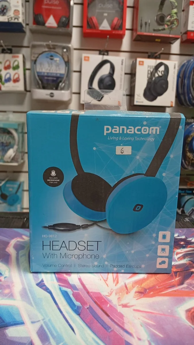 Auriculares Headset Panacom con Micrófono