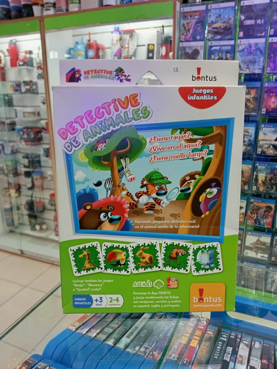 Juego infantil Detective de Animales