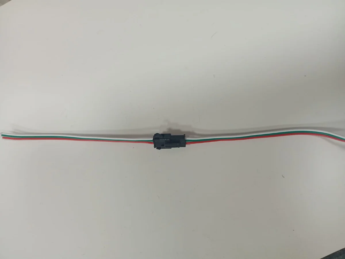 Cable de conexión con empalme en línea