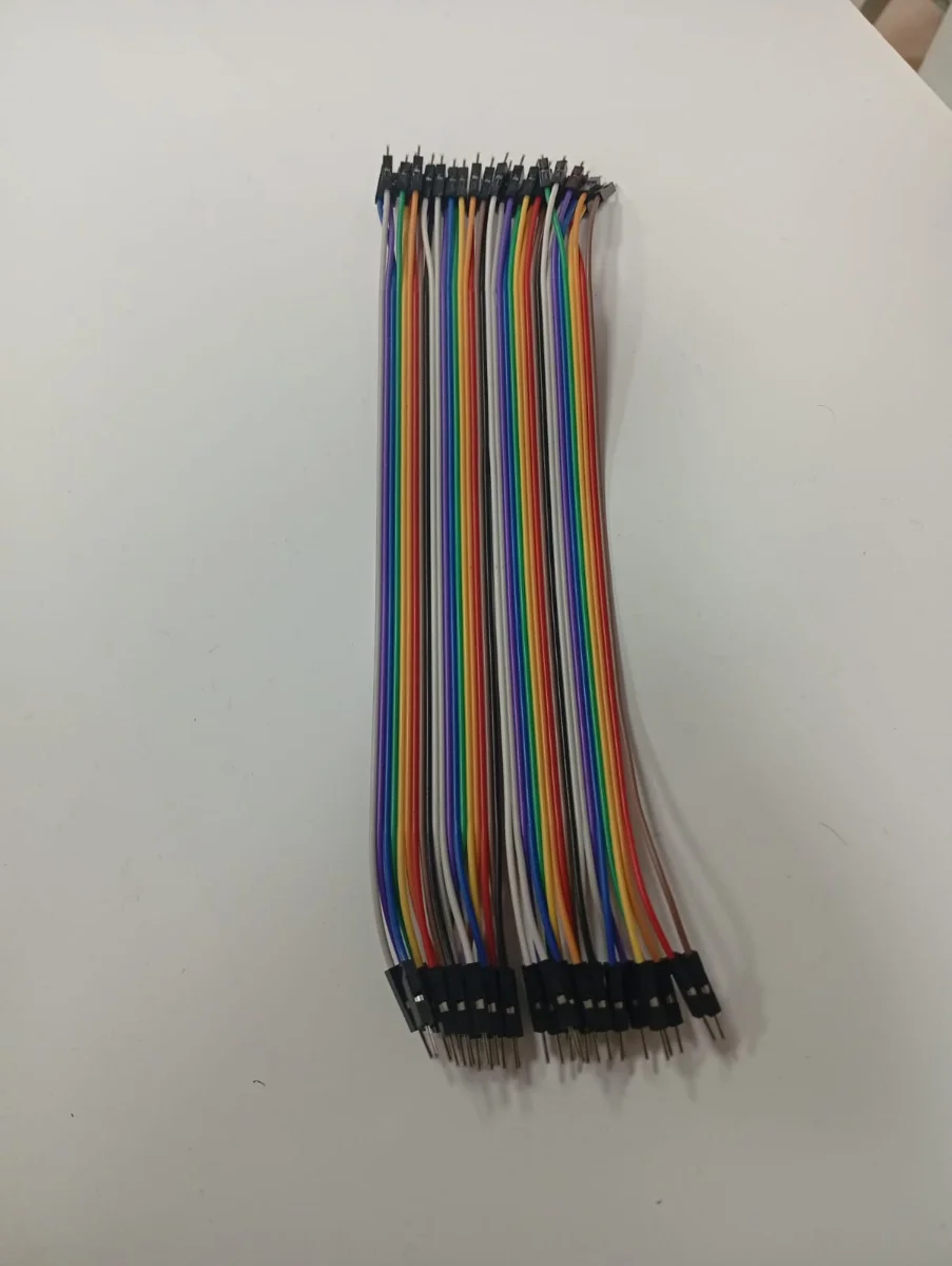 Juego de cables puente Dupont multicolor