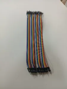 Juego de cables puente Dupont multicolor