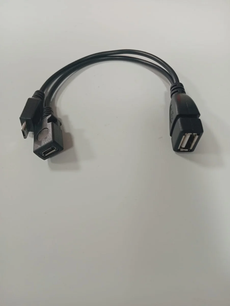 Cable adaptador USB-A hembra a micro-USB