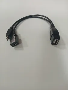 Cable adaptador USB-A hembra a micro-USB