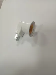 Portalámpara E27 con ficha de enchufe