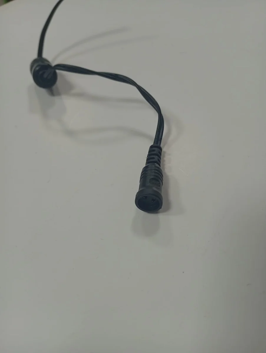 Par de conectores de cable con terminales