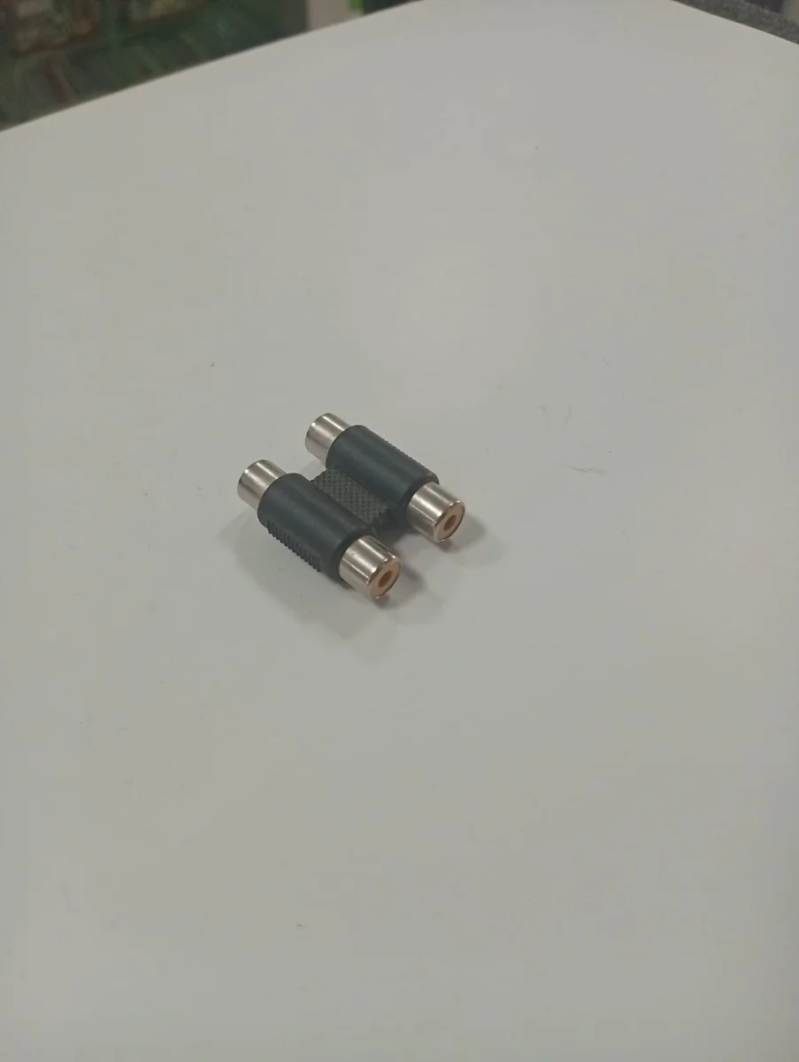 Adaptador Rca Hembra Rca Hembra Extensor Cables Rca