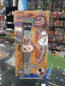 Muñeco coleccionable estilo Labubu con accesorios