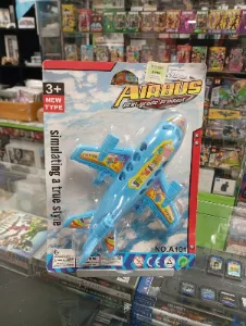 Avión de juguete Airbus con accesorios
