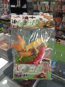 Set de figuras de animales Animal World