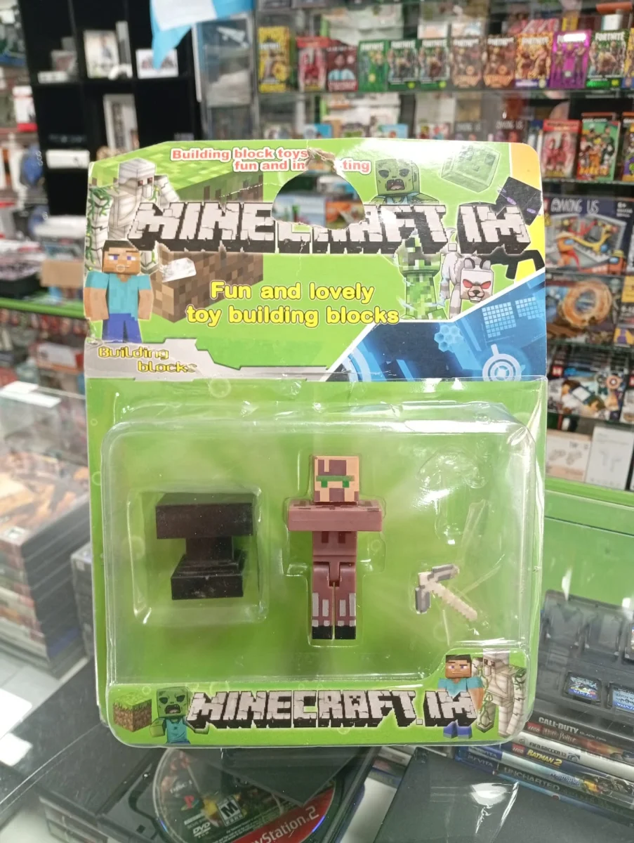 Set de bloques Minecraft con figura