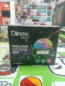 Parlante Dinax con Luz Bola RGB