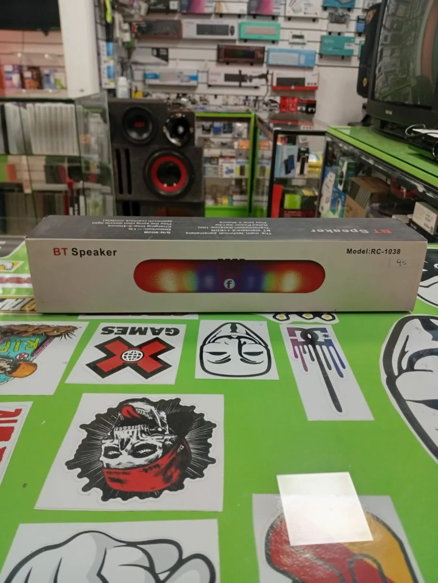 Parlante Bluetooth con Barra de Luz RGB
