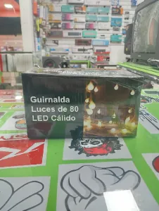Guirnalda de 80 Luces LED Cálidas