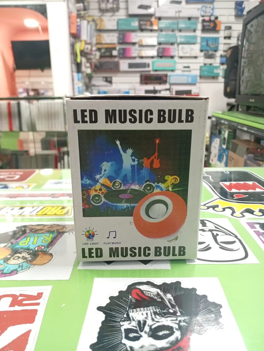 Lámpara LED Musical RGB con Parlante Bluetooth