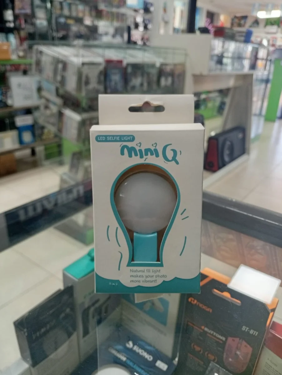 Luz LED Mini Q para selfies