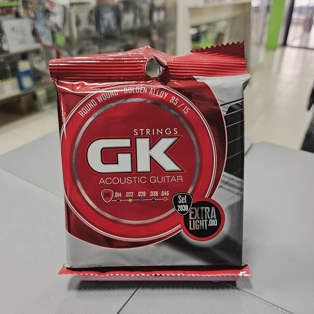 Cuerdas GK Extra Light para guitarra acústica