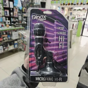 Micrófono Dinax Extreme Hi-Fi con soporte