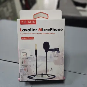 Micrófono corbatero Lavalier GL-119 con ficha 3,5 mm