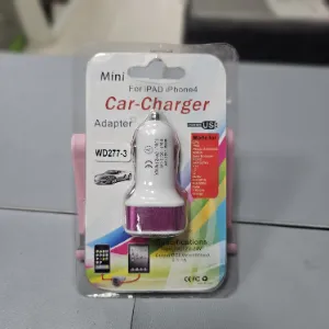 Cargador USB para auto compatible con iPhone y iPad