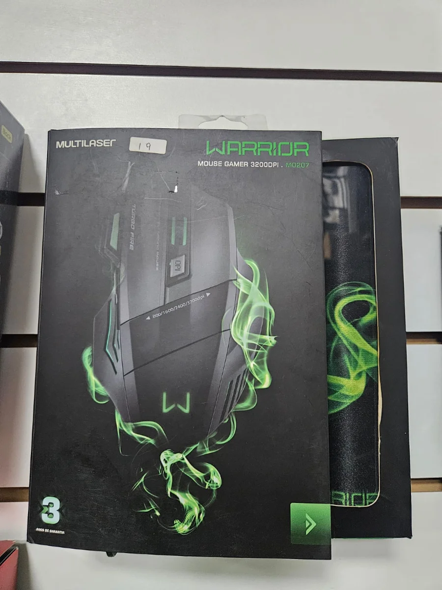 Mouse Gamer Warrior Multilaser MO207 3200 DPI