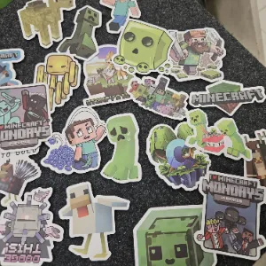 Calcomanías Minecraft surtidas