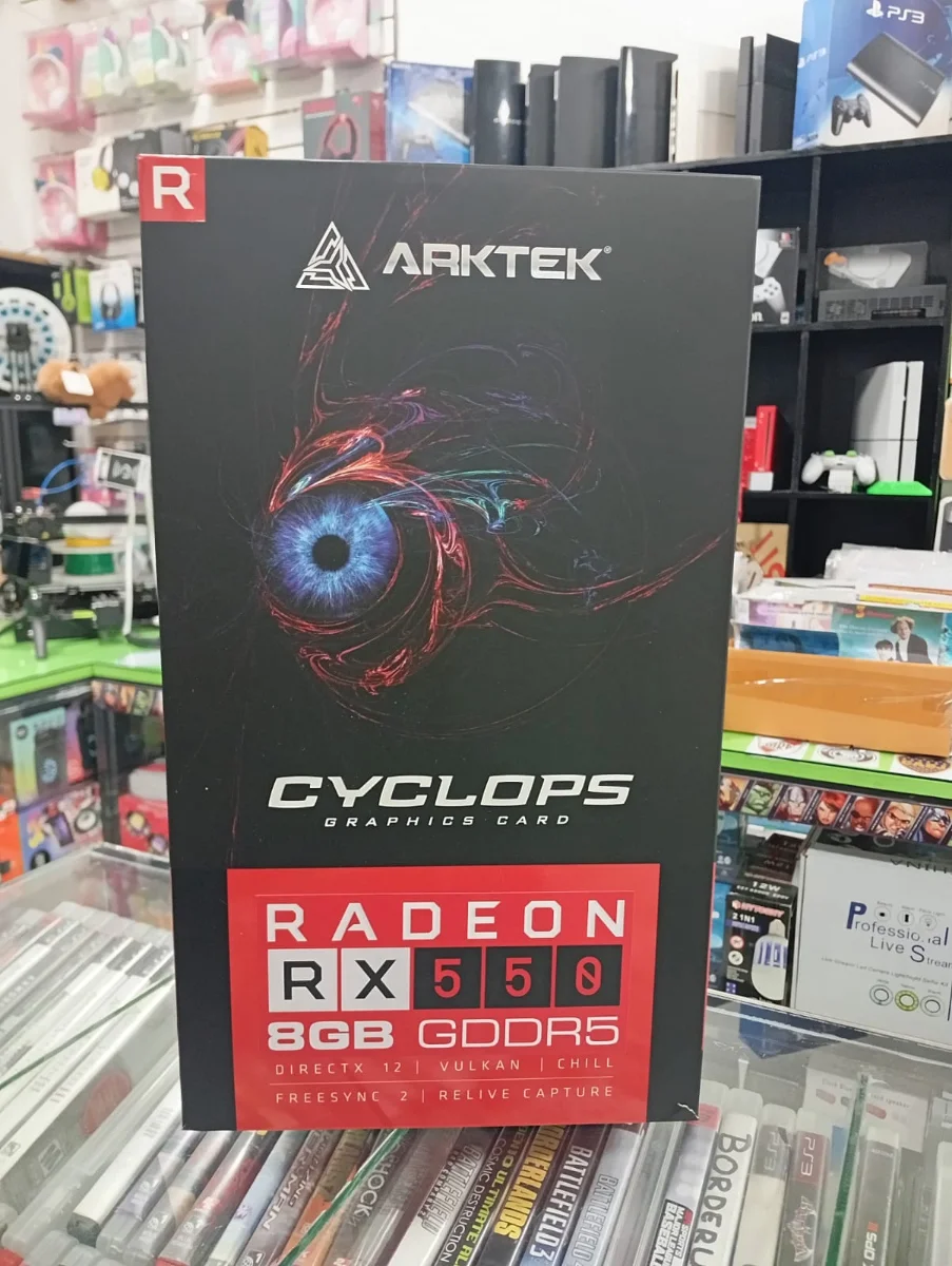 Placa de video Arktek Cyclops Radeon RX 550 8 GB GDDR5