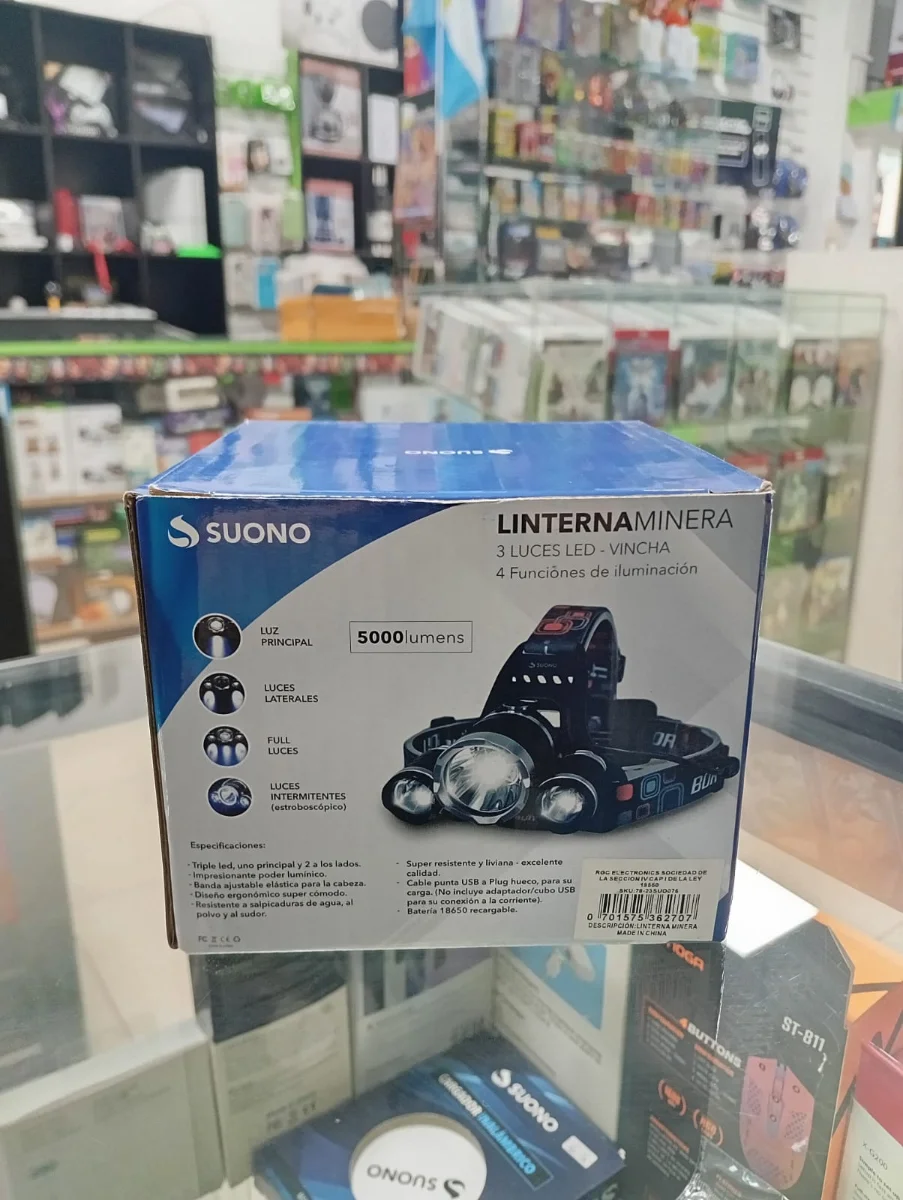 Literna Minera 3 luces