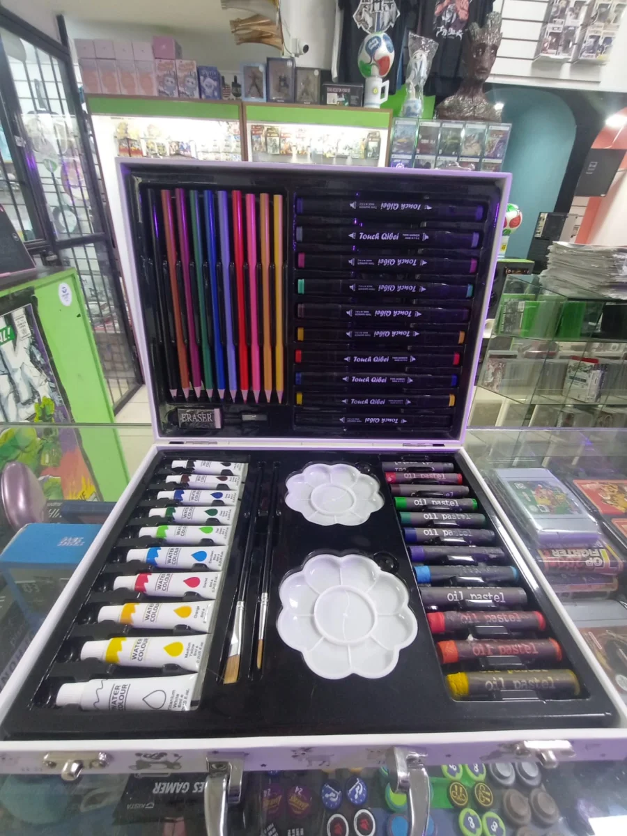 kit de maletin de colores de 67 pieza