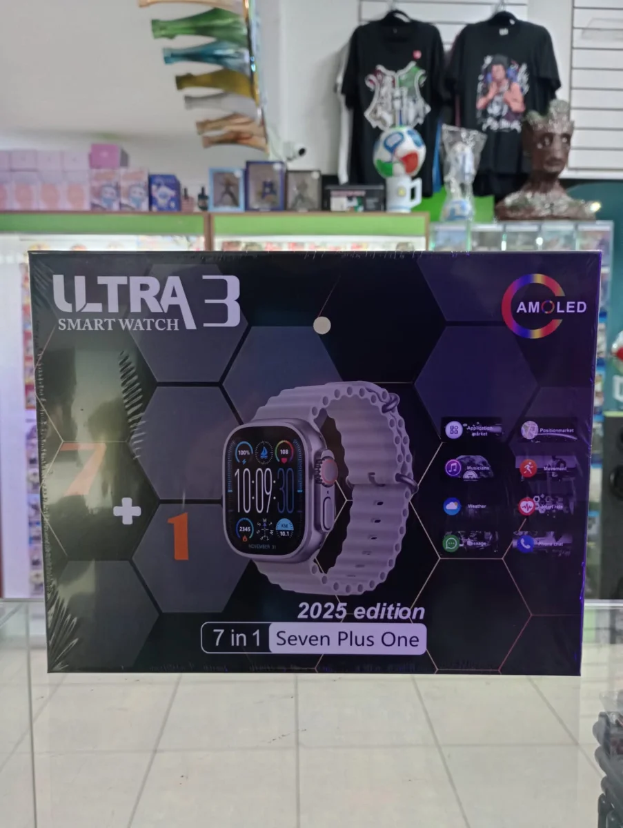 RELOJ SMART WATCH ULTRA CON 7 MALLAS