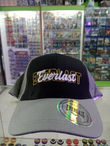 GORRA EVERLAST GRIS CON NEGRO