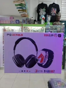 Combo relog Smart + auricular P9 Ultra3