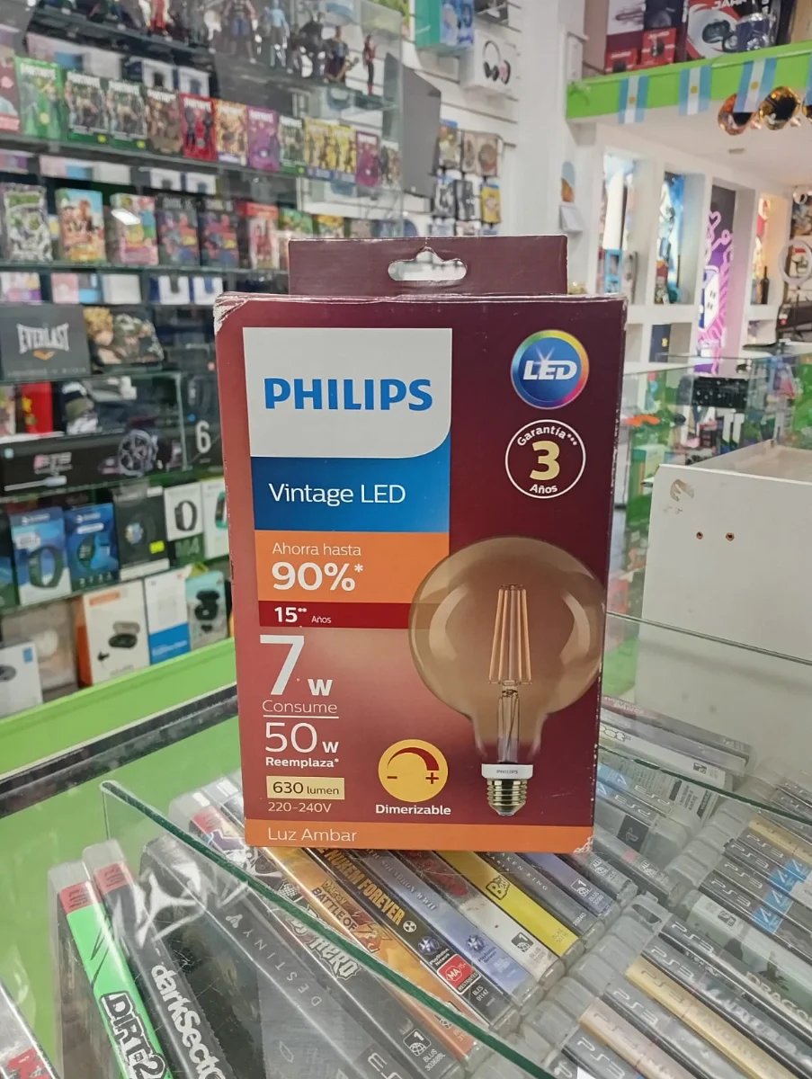 Lámpara LED Philips Vintage globo de 7 W