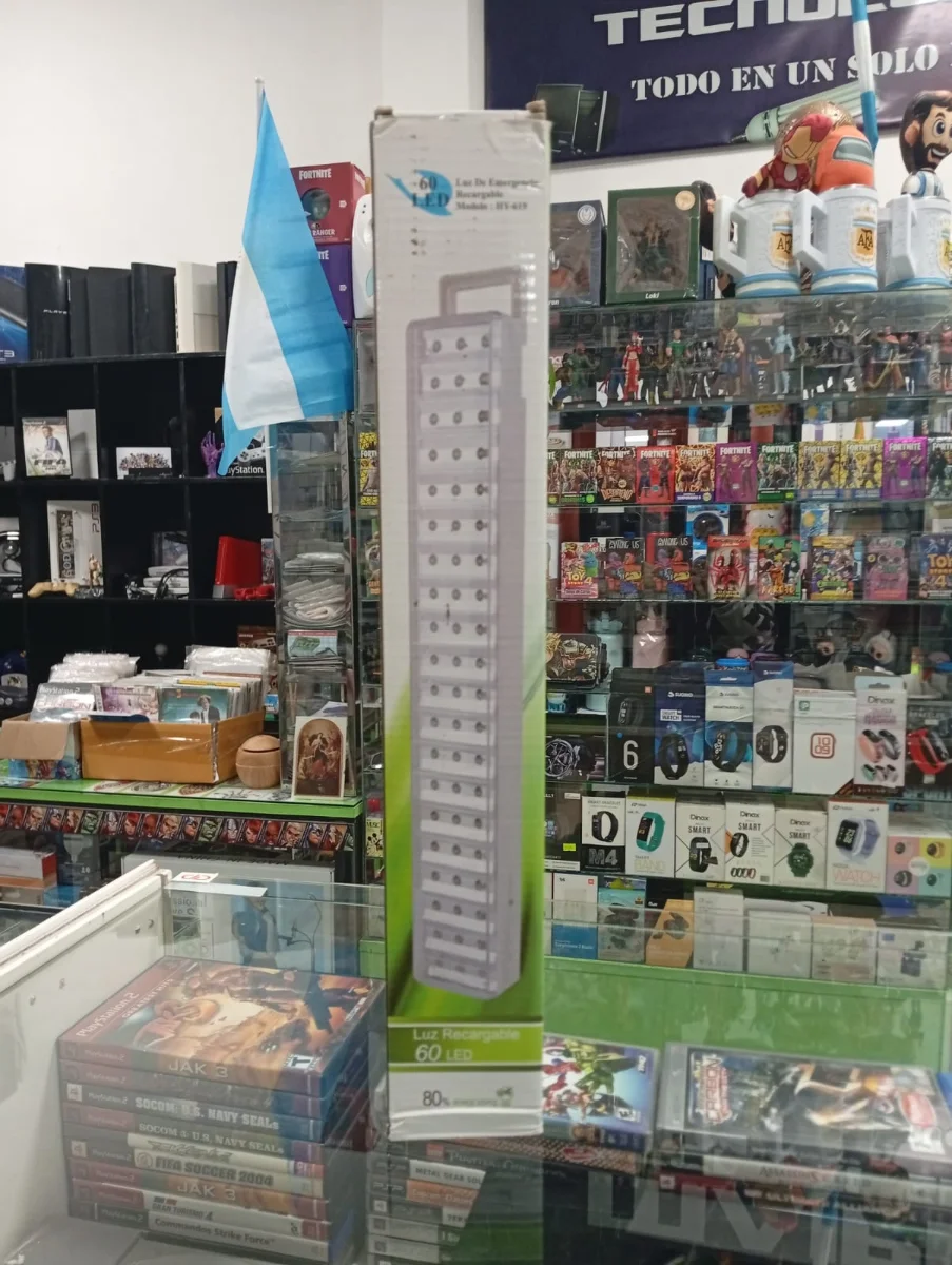 Luz de emergencia recargable de 60 LED
