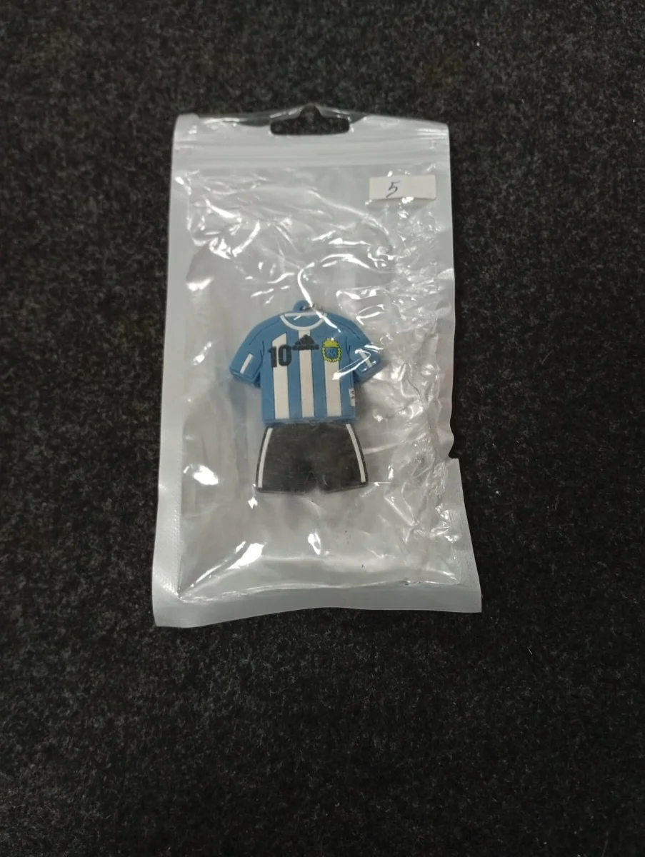 Pen drive 16gb Llavero de goma camiseta Argentina número 10