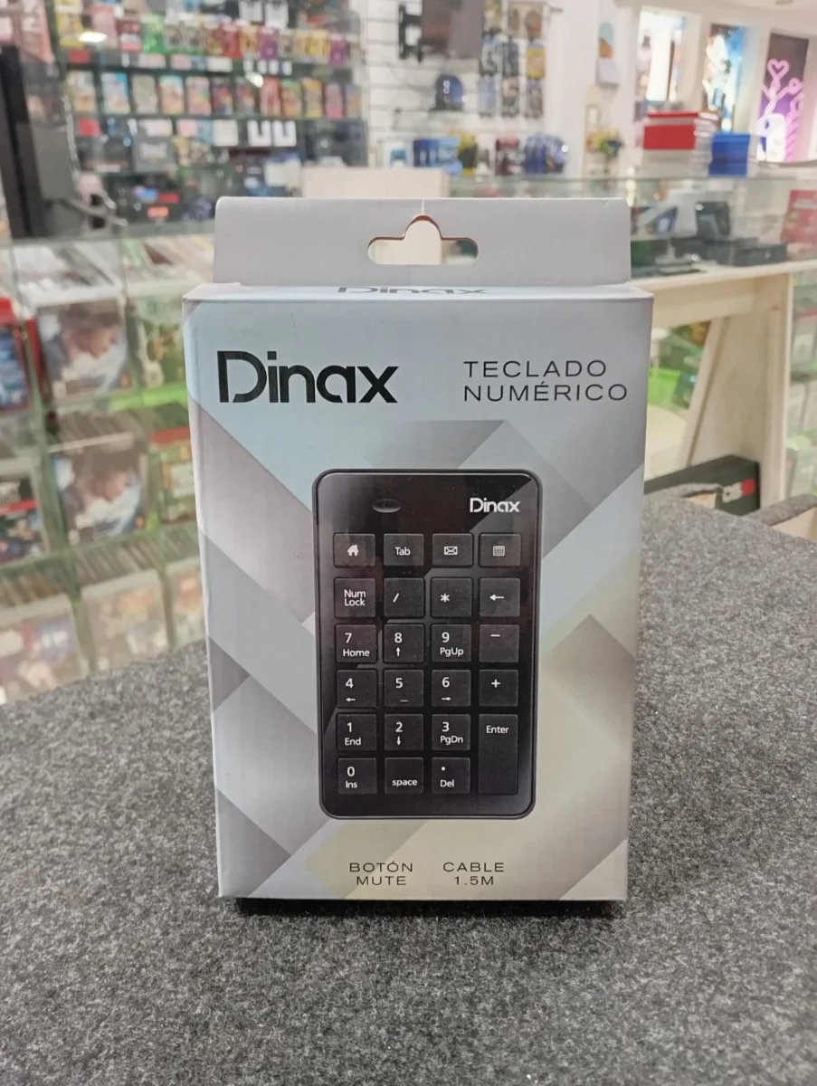 Teclado numérico USB Dinax con botón de silencio