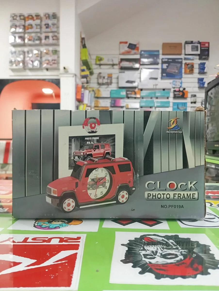 Reloj decorativo camioneta roja PF019A