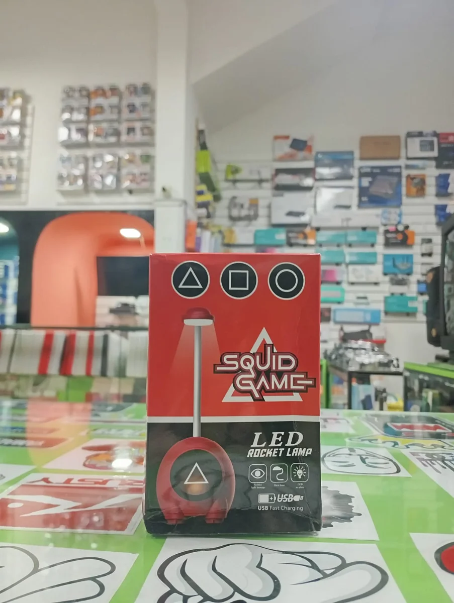 Lámpara LED de escritorio inspirada en El Juego del Calamar