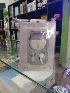 Auriculares inalámbricos T16A con estuche diseño gato