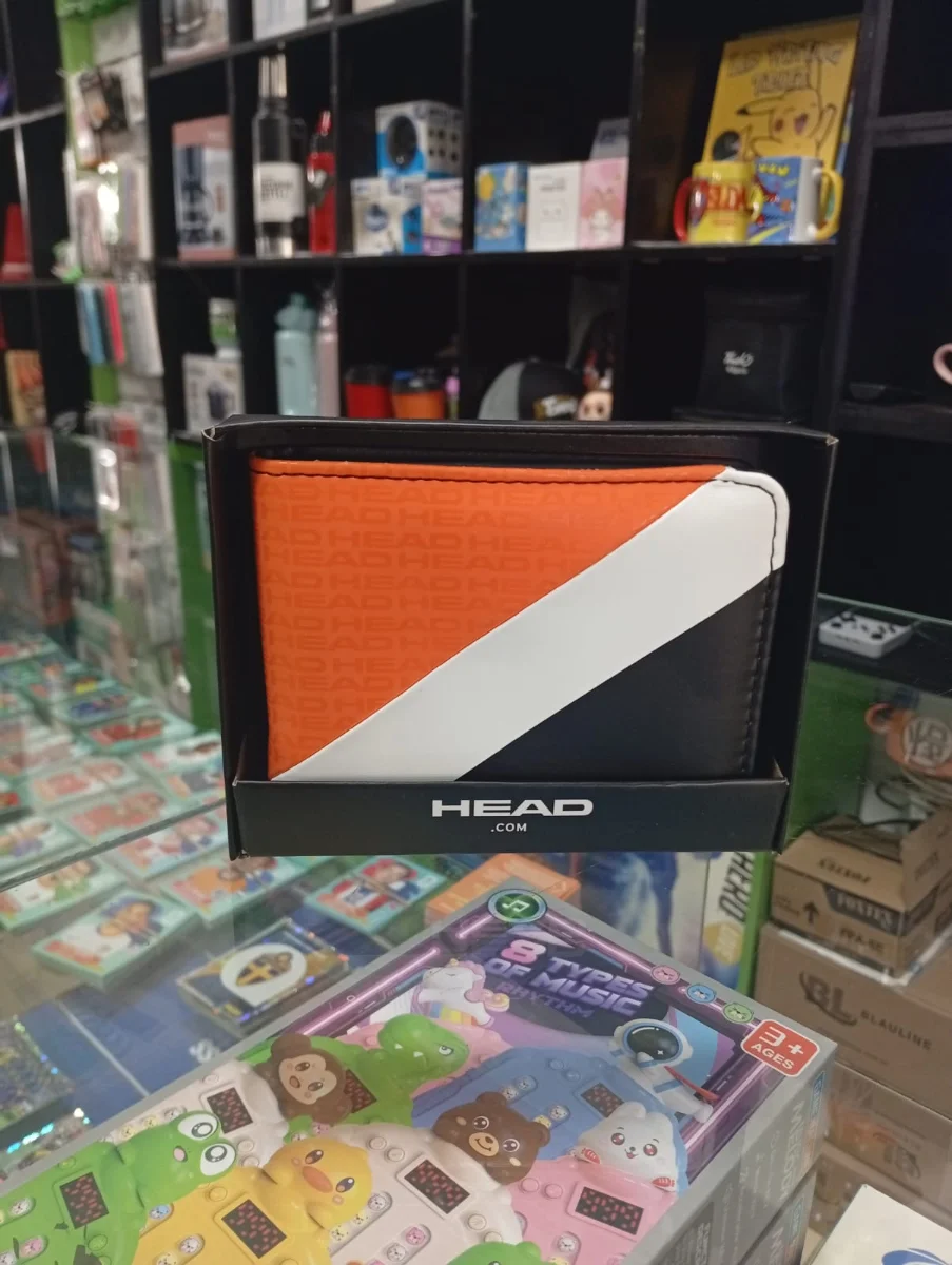 Billetera Head con diseño geométrico