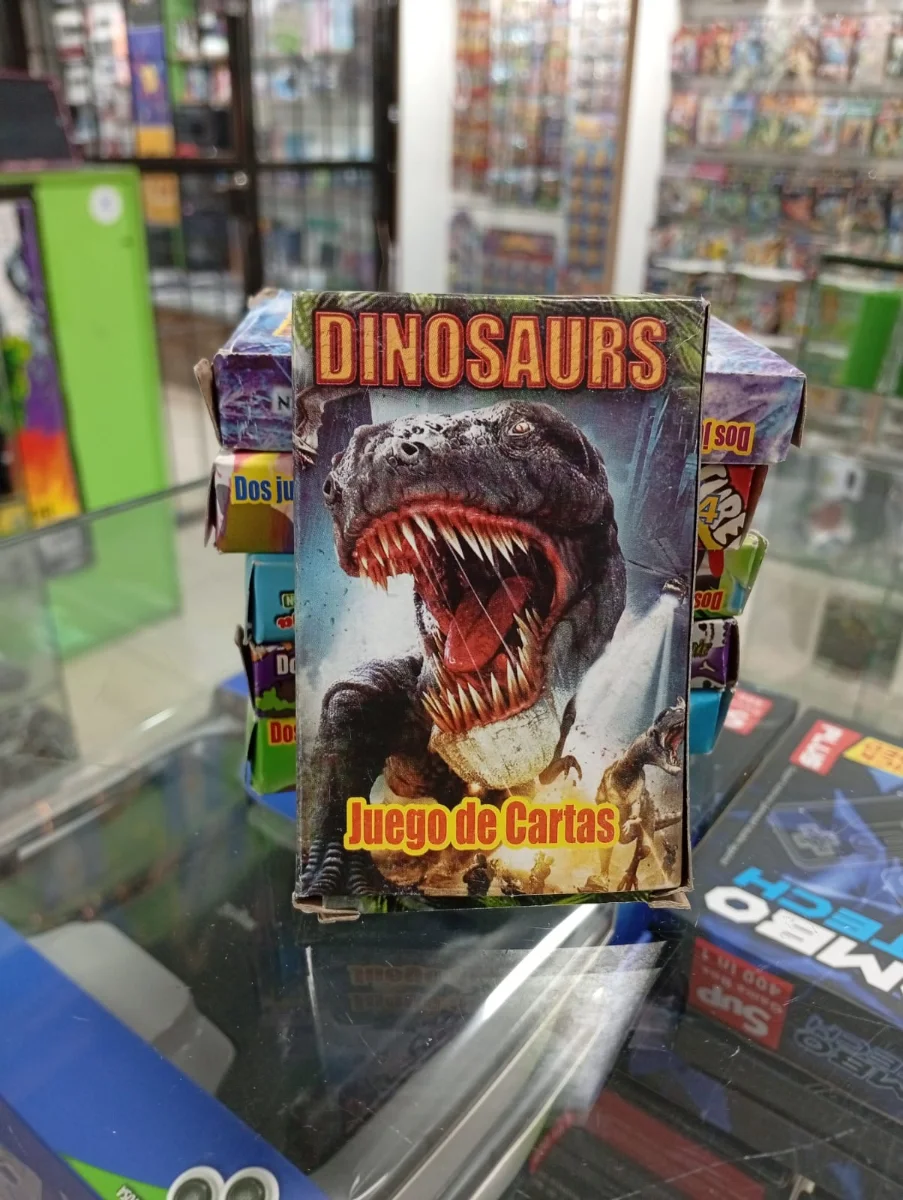 Juego de cartas Dinosaurios