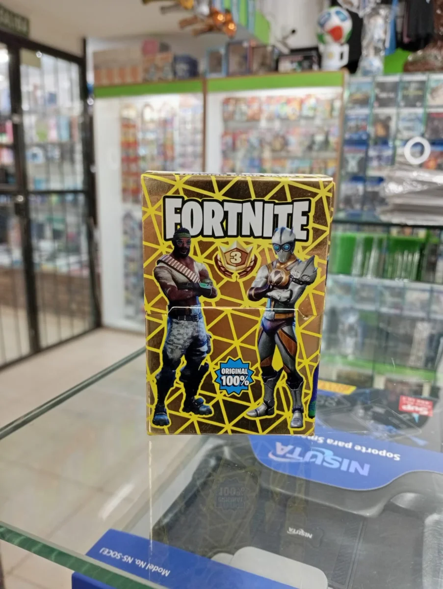 Cartas coleccionables Fortnite edición dorada