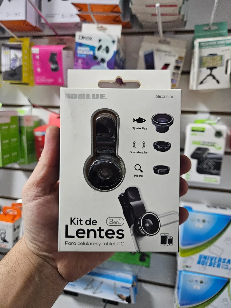 Kit de Lentes 3 en 1 D Blue DBLOP31BK