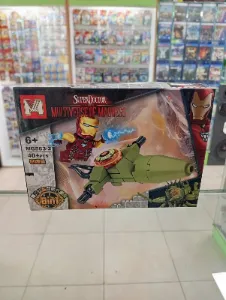 Set de bloques armables Iron Man contra criatura del multiverso