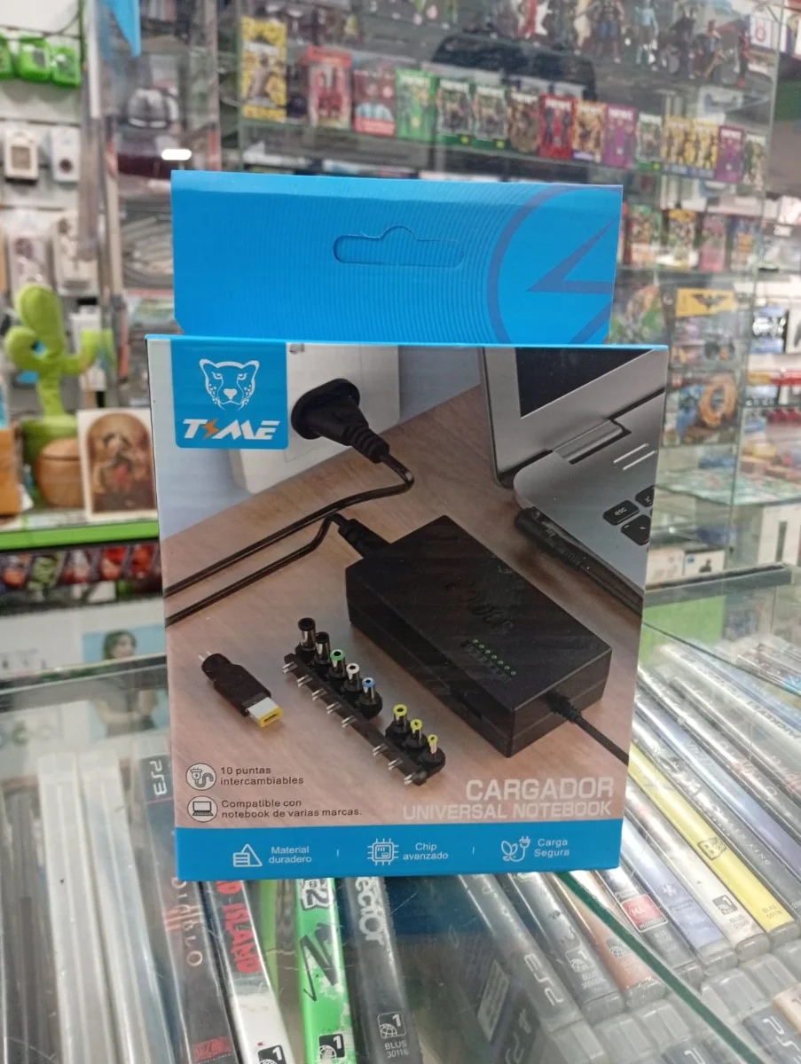 Cargador universal para notebook con 10 conectores