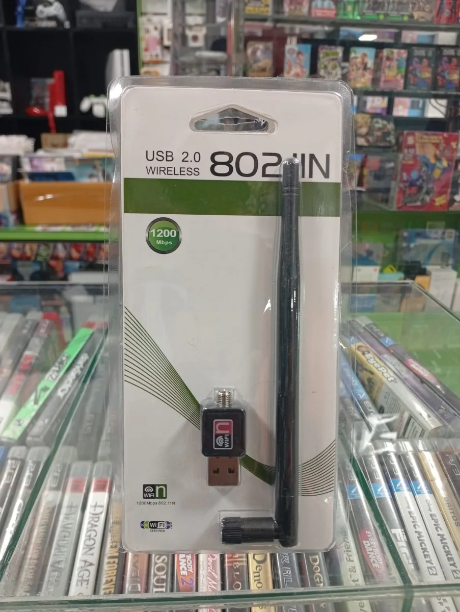 Adaptador Wi-Fi USB con antena
