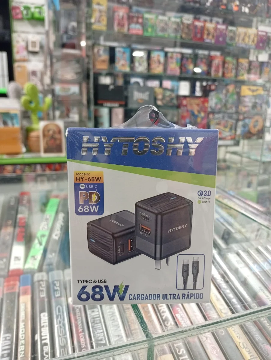 Cargador Hytoshy HY-65W USB-C y USB