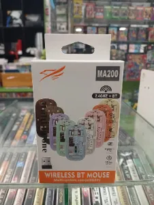 Mouse inalámbrico MA200 Bluetooth y 2,4 GHz