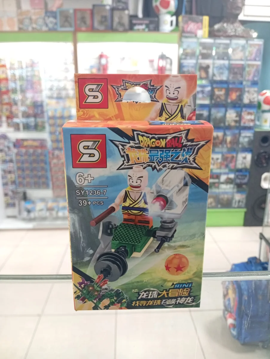 Set de bloques armables Dragon Ball con guerrera rubia y esfera